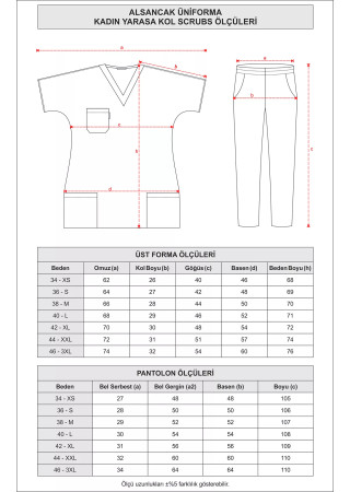 Twin Flex Haki Yeşili Likralı Doktor ve Hemşire Forması Takımı