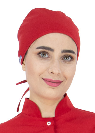 Kırmızı Likralı Doktor ve Hemşire Bonesi