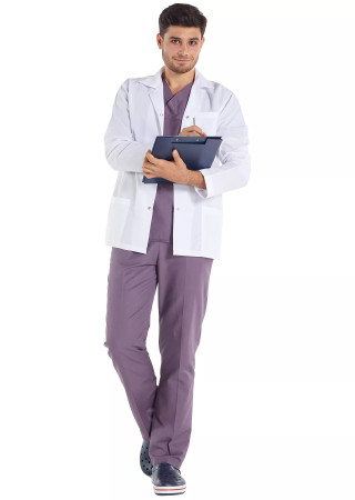 Erkek Spor Yaka Uzun Kol Doktor Ceketi