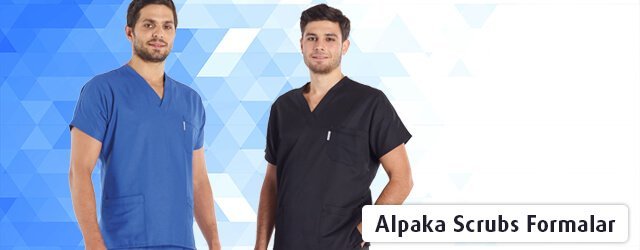 Erkek Alpaka Scrubs Cerrahi Formalar Erkek Alpaka Scrubs Cerrahi Formalar