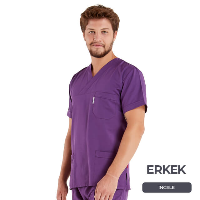 Erkek Cotton Flex® Likralı Doktor ve Hemşire Formaları