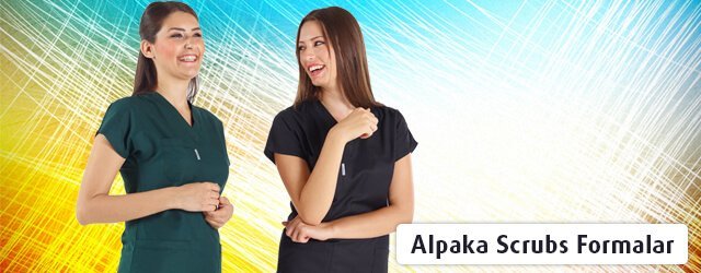Kadın Alpaka Scrubs Cerrahi Formalar Kadın Alpaka Scrubs Cerrahi Formalar