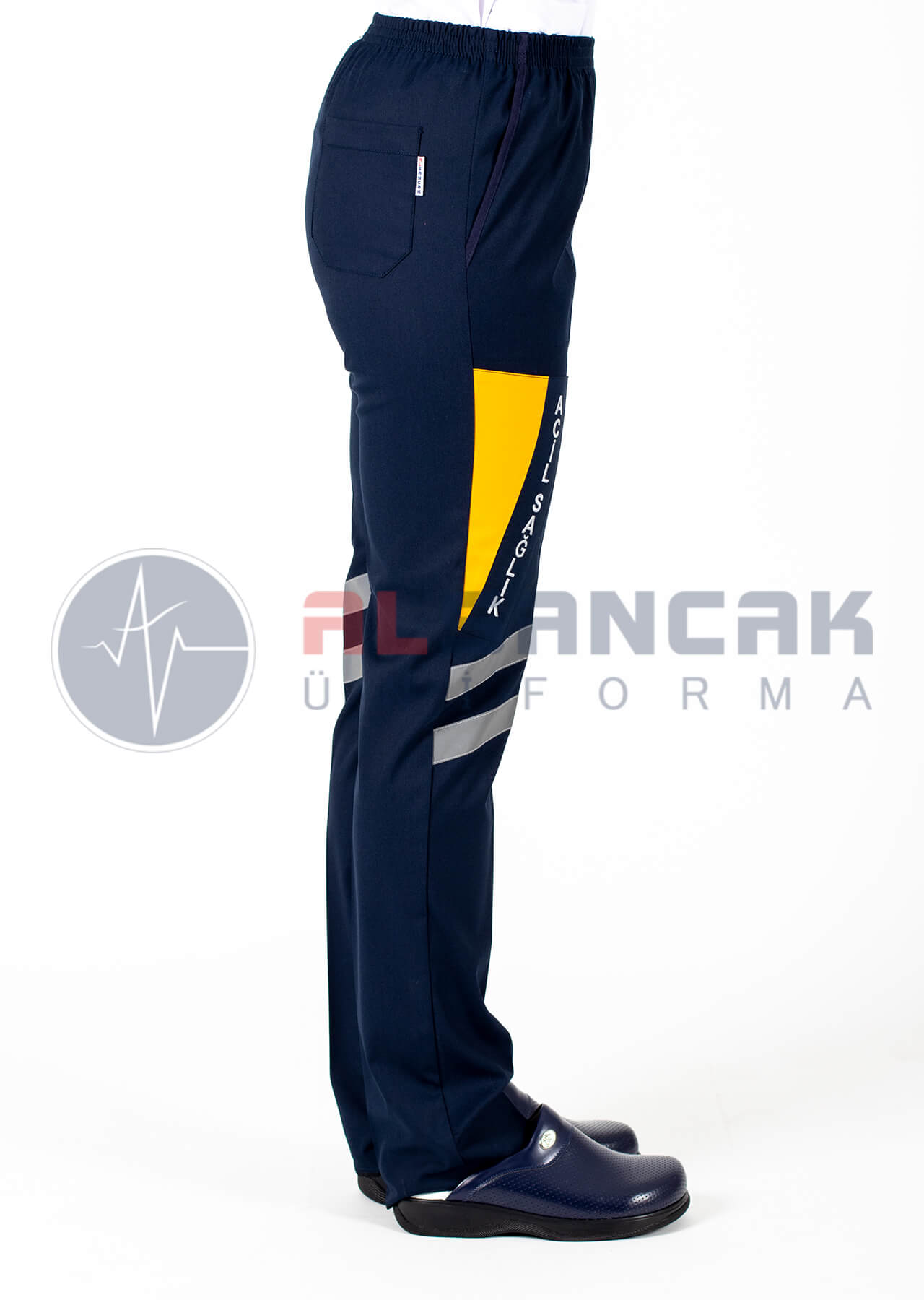 Kadın Yeni Model 112 Acil ATT Lacivert Pantolon (acil sağlık nakışlı)