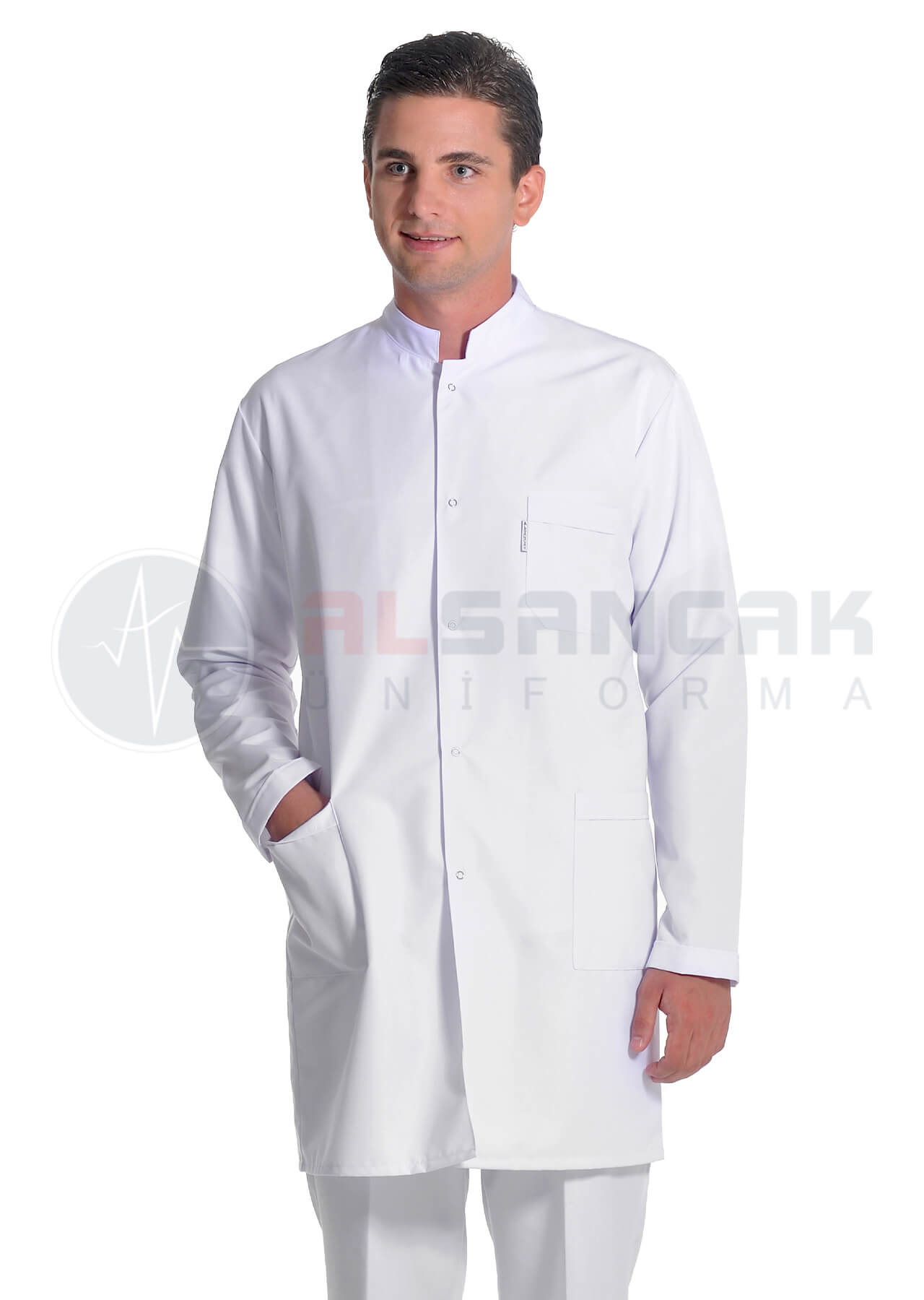 Erkek Hakim Yaka Uzun Kol Doktor Önlüğü Erkek Hakim Yaka Uzun Kol Doktor Önlüğü