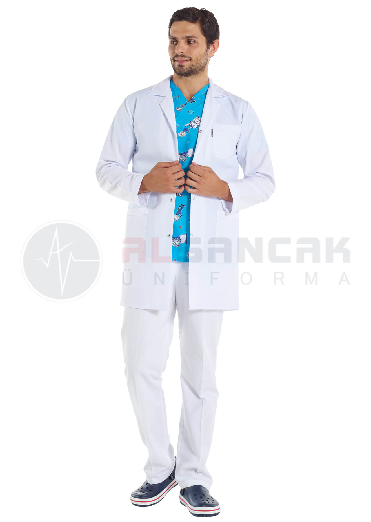 Erkek Spor Yaka Uzun Kol Doktor Önlüğü Erkek Spor Yaka Uzun Kol Doktor Önlüğü