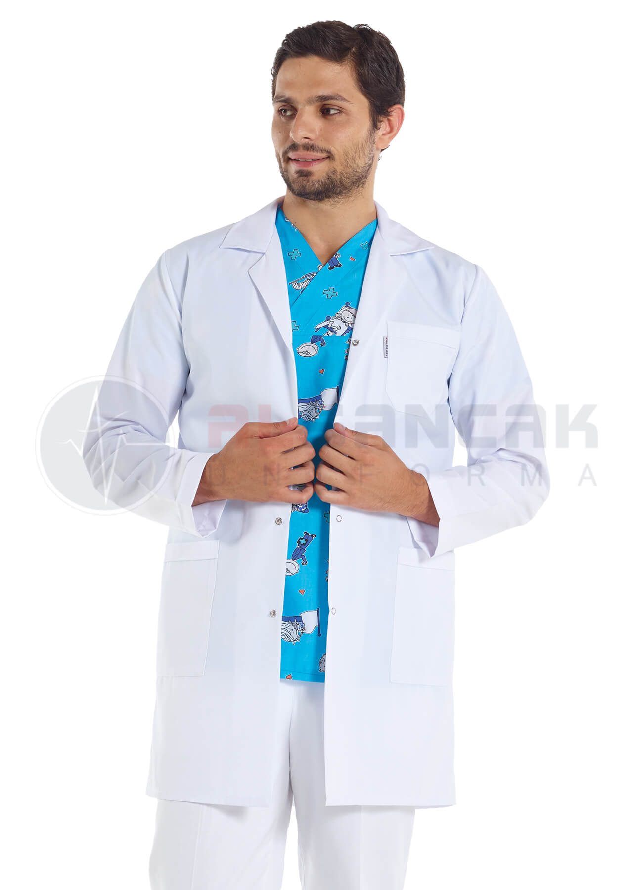 Erkek Spor Yaka Uzun Kol Doktor Önlüğü Erkek Spor Yaka Uzun Kol Doktor Önlüğü