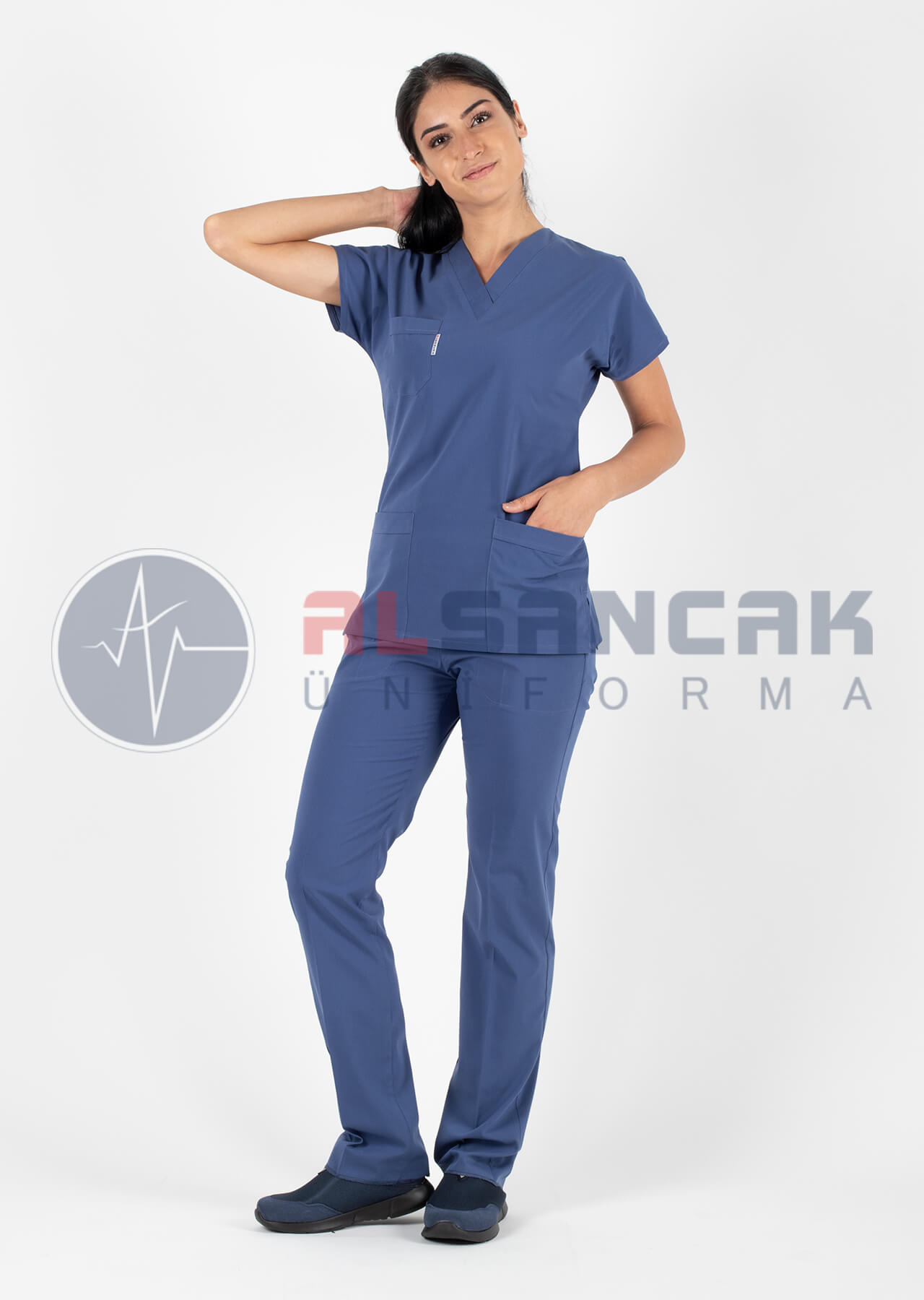 Scrubs Flex® Kadın Kişiye Özel Üretim Likralı İnce Doktor ve Hemşire Forması Scrubs Flex® Kadın Kişiye Özel Üretim Likralı İnce Doktor ve Hemşire Forması