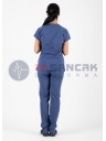 Scrubs Flex® Fırtına Mavi Likralı Alpaka Doktor ve Hemşire Forması Scrubs Flex® Fırtına Mavi Likralı Alpaka Doktor ve Hemşire Forması