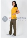 Scrubs Flex® Hardal/Haki Likralı Alpaka Doktor Hemşire Forması Scrubs Flex® Hardal/Haki Likralı Alpaka Doktor Hemşire Forması