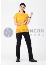 Scrubs Flex® Hardal/Siyah Likralı Alpaka Doktor Hemşire Forması Scrubs Flex® Hardal/Siyah Likralı Alpaka Doktor Hemşire Forması
