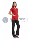 Scrubs Flex® Kırmızı/Siyah Likralı Alpaka Doktor ve Hemşire Forması Scrubs Flex® Kırmızı/Siyah Likralı Alpaka Doktor ve Hemşire Forması