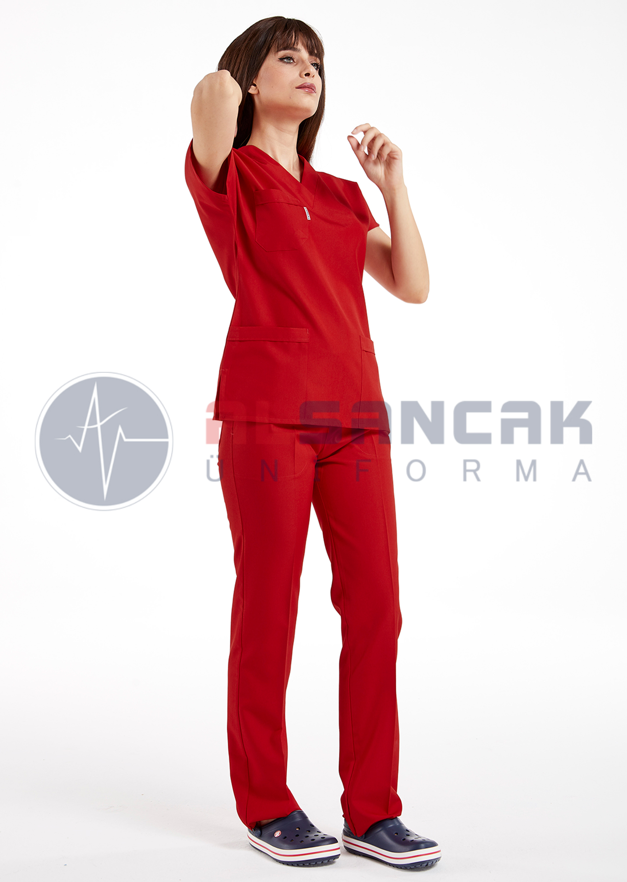 Scrubs Flex® Kadın Kişiye Özel Üretim Likralı İnce Doktor ve Hemşire Forması Scrubs Flex® Kadın Kişiye Özel Üretim Likralı İnce Doktor ve Hemşire Forması
