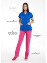 Scrubs Flex® Kadın Kişiye Özel Üretim Likralı İnce Doktor ve Hemşire Forması Scrubs Flex® Kadın Kişiye Özel Üretim Likralı İnce Doktor ve Hemşire Forması