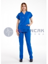 Scrubs Flex® Kadın Kişiye Özel Üretim Likralı İnce Doktor ve Hemşire Forması Scrubs Flex® Kadın Kişiye Özel Üretim Likralı İnce Doktor ve Hemşire Forması