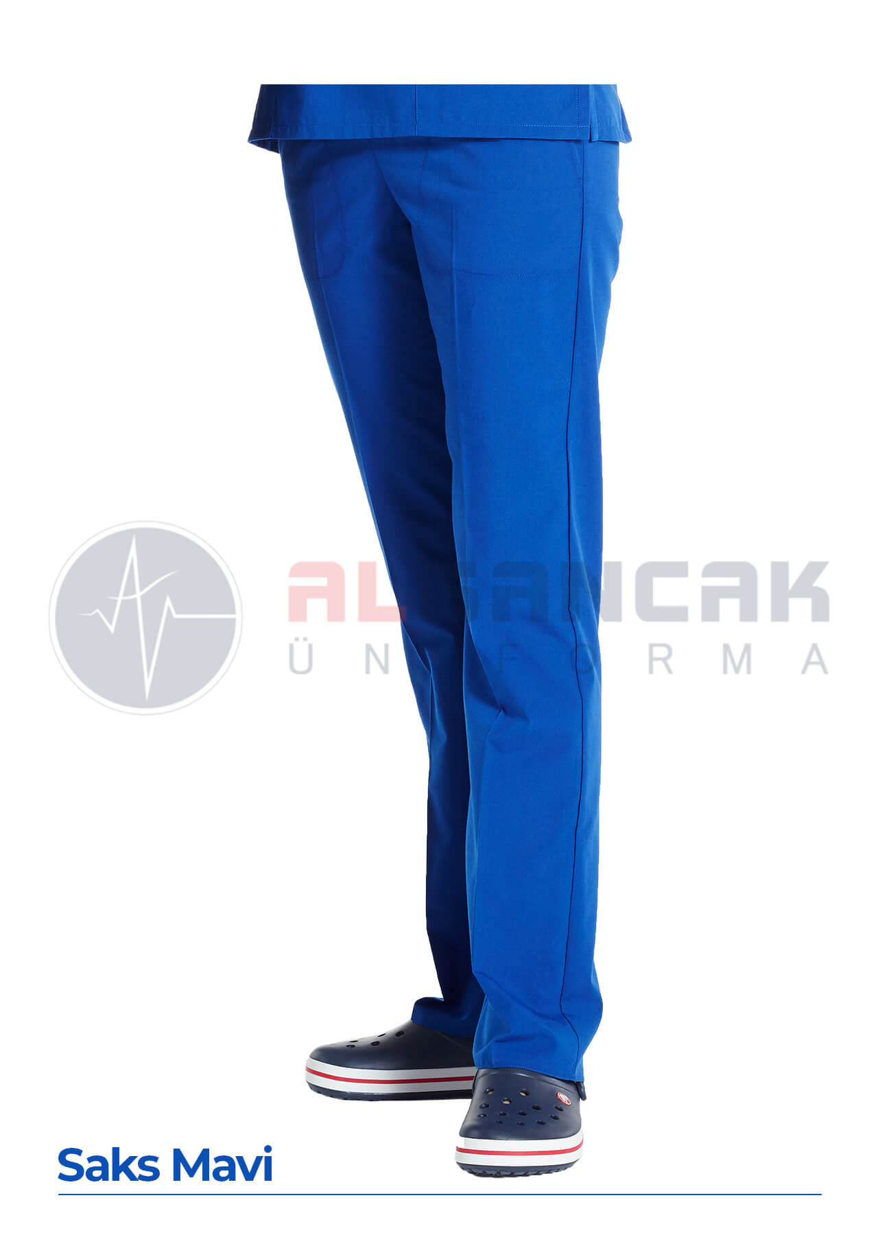 Saks Mavi Kadın Alpaka Kumaş Doktor ve Hemşire Pantolonu Saks Mavi Kadın Alpaka Kumaş Doktor ve Hemşire Pantolonu