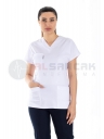 Scrubs Flex® Beyaz/Lacivert Likralı Kalın Doktor ve Hemşire Forması Scrubs Flex® Beyaz/Lacivert Likralı Kalın Doktor ve Hemşire Forması
