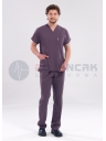Scrubs Flex® Erkek Mürdüm Soft Likralı İnce Doktor ve Hemşire Forması Scrubs Flex® Erkek Mürdüm Soft Likralı İnce Doktor ve Hemşire Forması