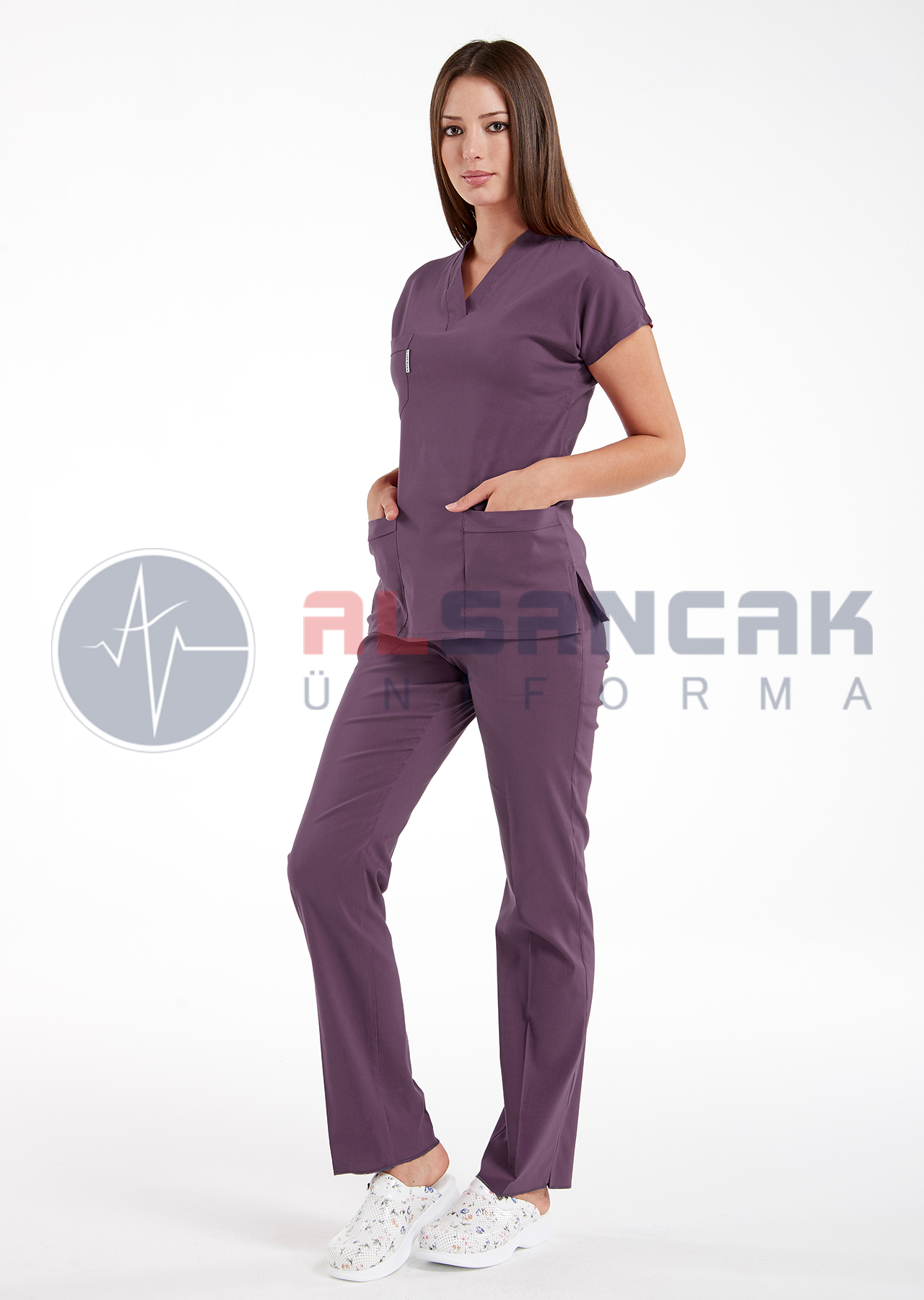Scrubs Flex® Kadın Kişiye Özel Üretim Likralı İnce Doktor ve Hemşire Forması Scrubs Flex® Kadın Kişiye Özel Üretim Likralı İnce Doktor ve Hemşire Forması