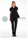 Scrubs Flex® Siyah Soft Likralı İnce Hemşire Doktor Forması Üstü Scrubs Flex® Siyah Soft Likralı İnce Hemşire Doktor Forması Üstü