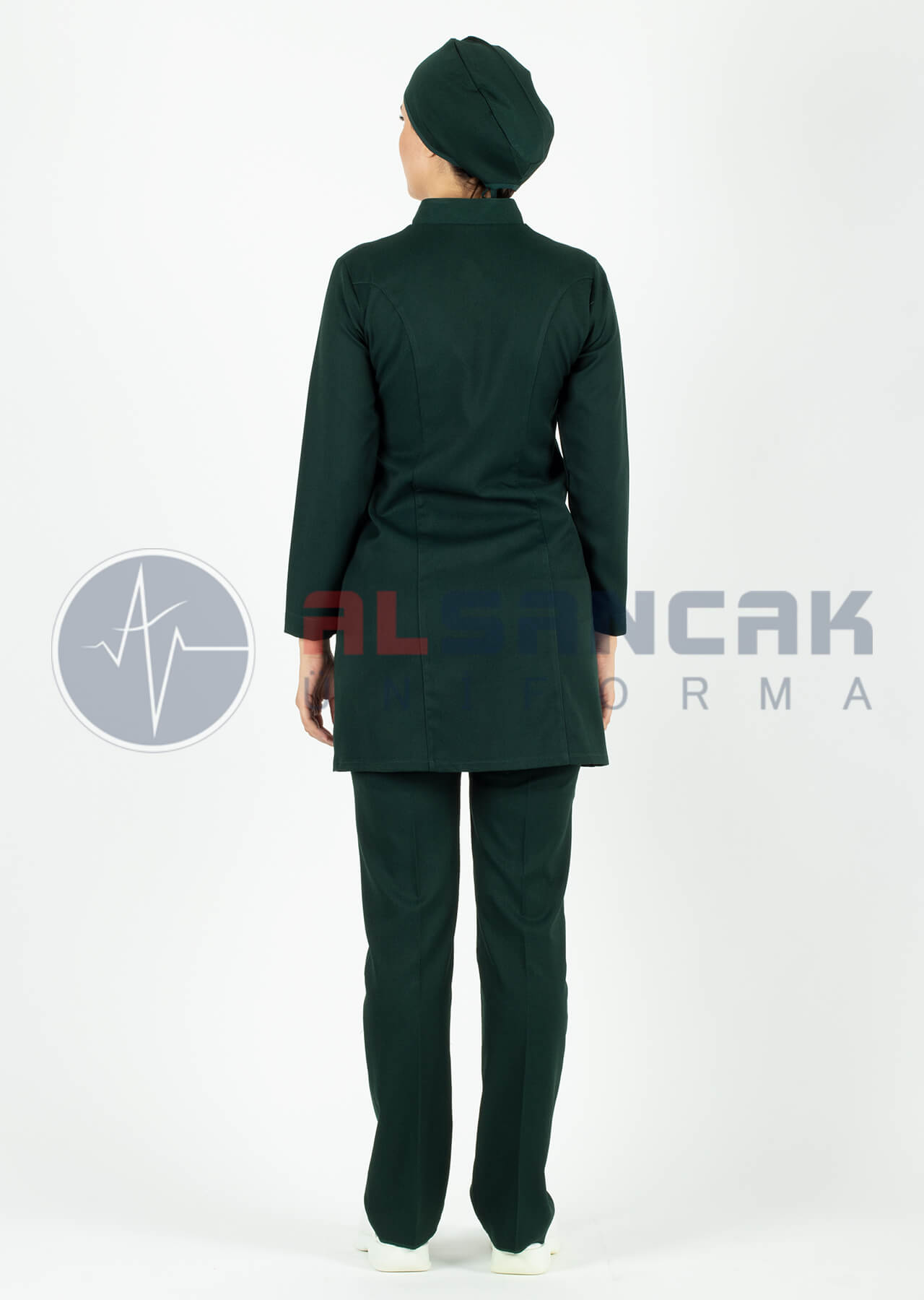 Tesettür Luxe Model Ördekbaşı Hemşire ve Doktor Forması Takımı