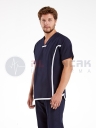 Lacivert Erkek Sports Modeli Doktor Forması Takımı (alpaka) Lacivert Erkek Sports Modeli Doktor Forması Takımı (alpaka)