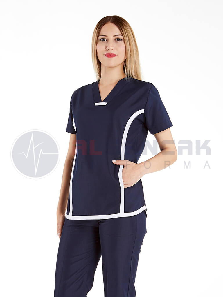 Sports Modeli Lacivert Doktor ve Hemşire Forması Üstü (alpaka) Sports Modeli Lacivert Doktor ve Hemşire Forması Üstü (alpaka)