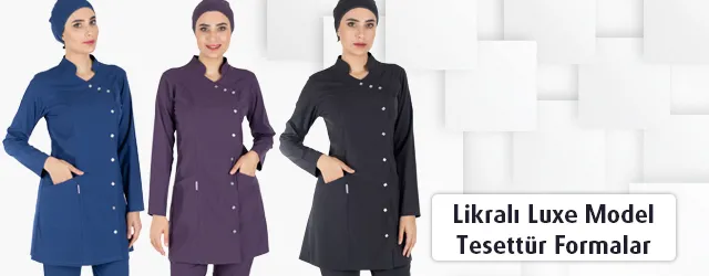 Likralı Luxe Model Tesettür Formalar